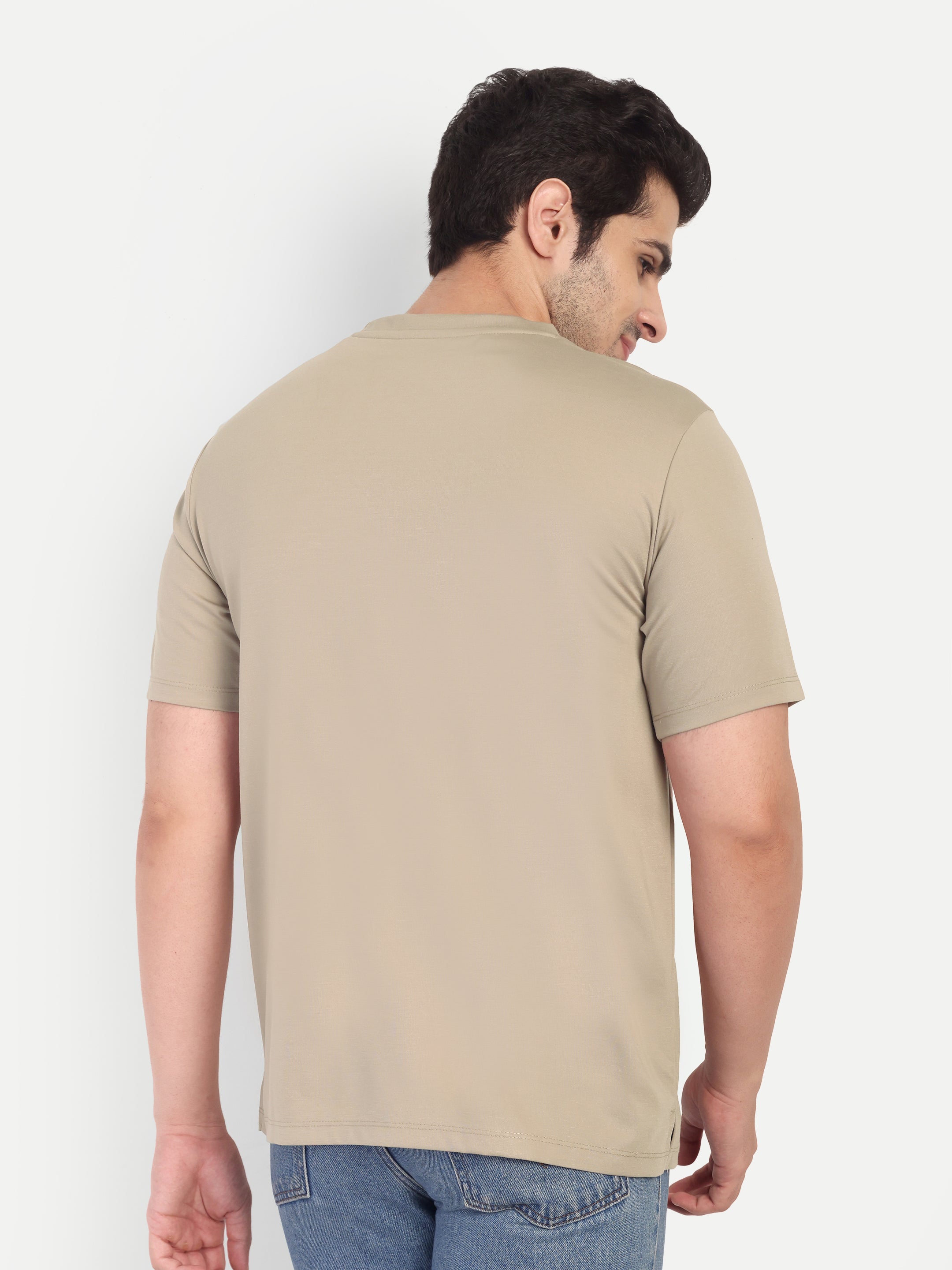 Adventra Elite Round Neck Tee AER100 (Beige)-thumbmail-5