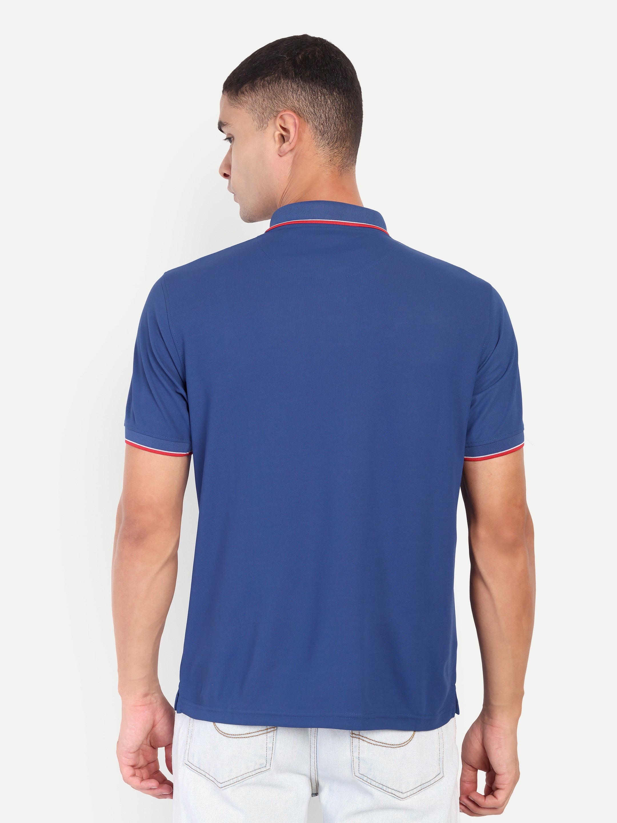 Adventra Polo Half Sleeve Tshirt ADP100 (Dark Blue)-thumbmail-5