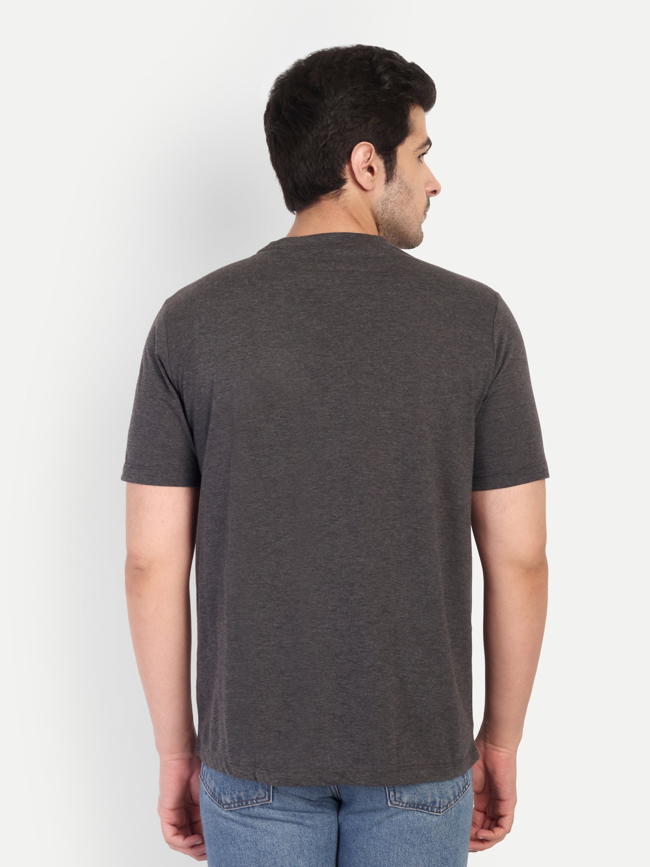 Adventra Basic Round Neck Tee ART104 (Dark Grey)-thumbmail-5