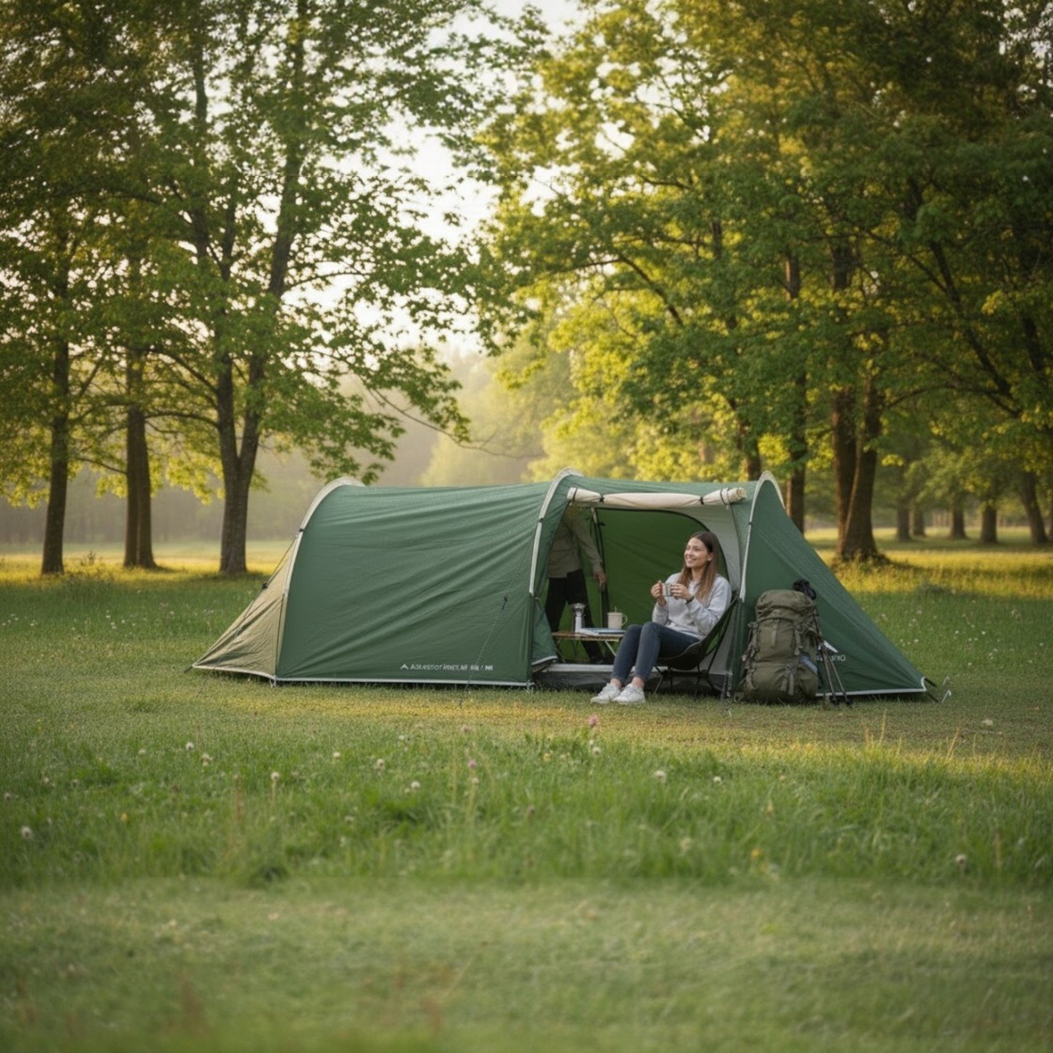 4 Person Waterproof Camping Tent ET1104 – Lightweight & Durable-thumbmail-3
