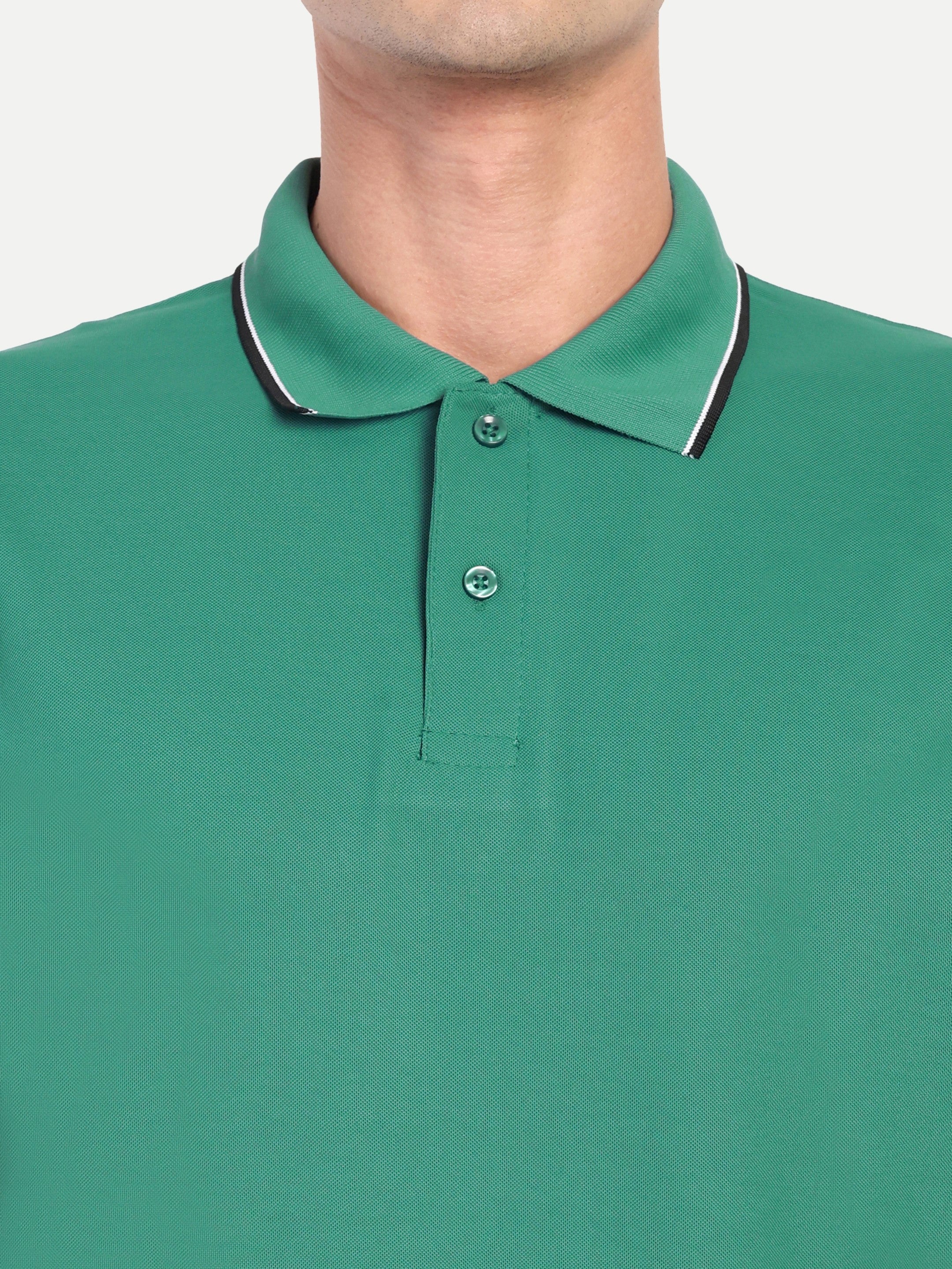 Adventra Polo Half Sleeve Tshirt ADP100 (Green)-thumbmail-6