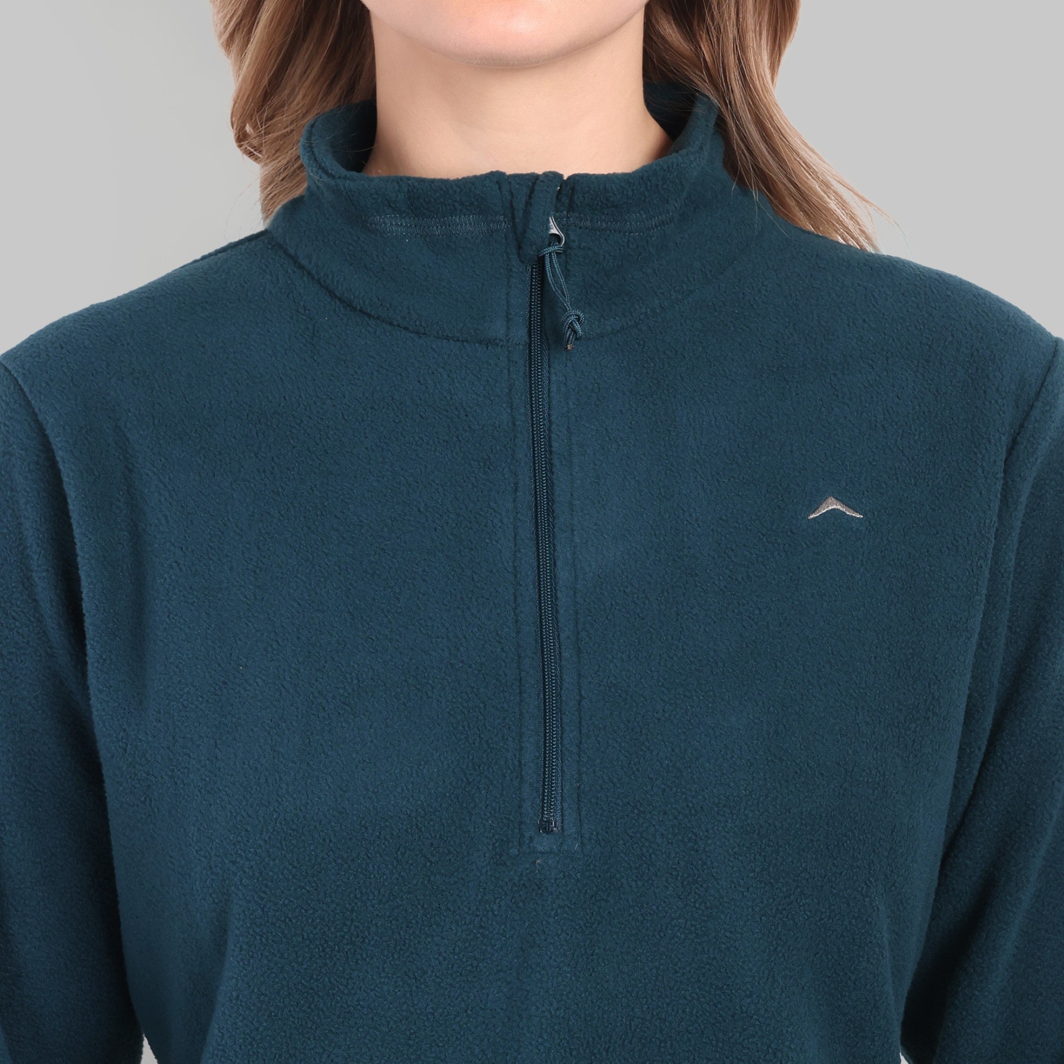 Women Half Zip Fleece Jacket – Lightweight (ET1000) Navy Blue-thumbmail-6