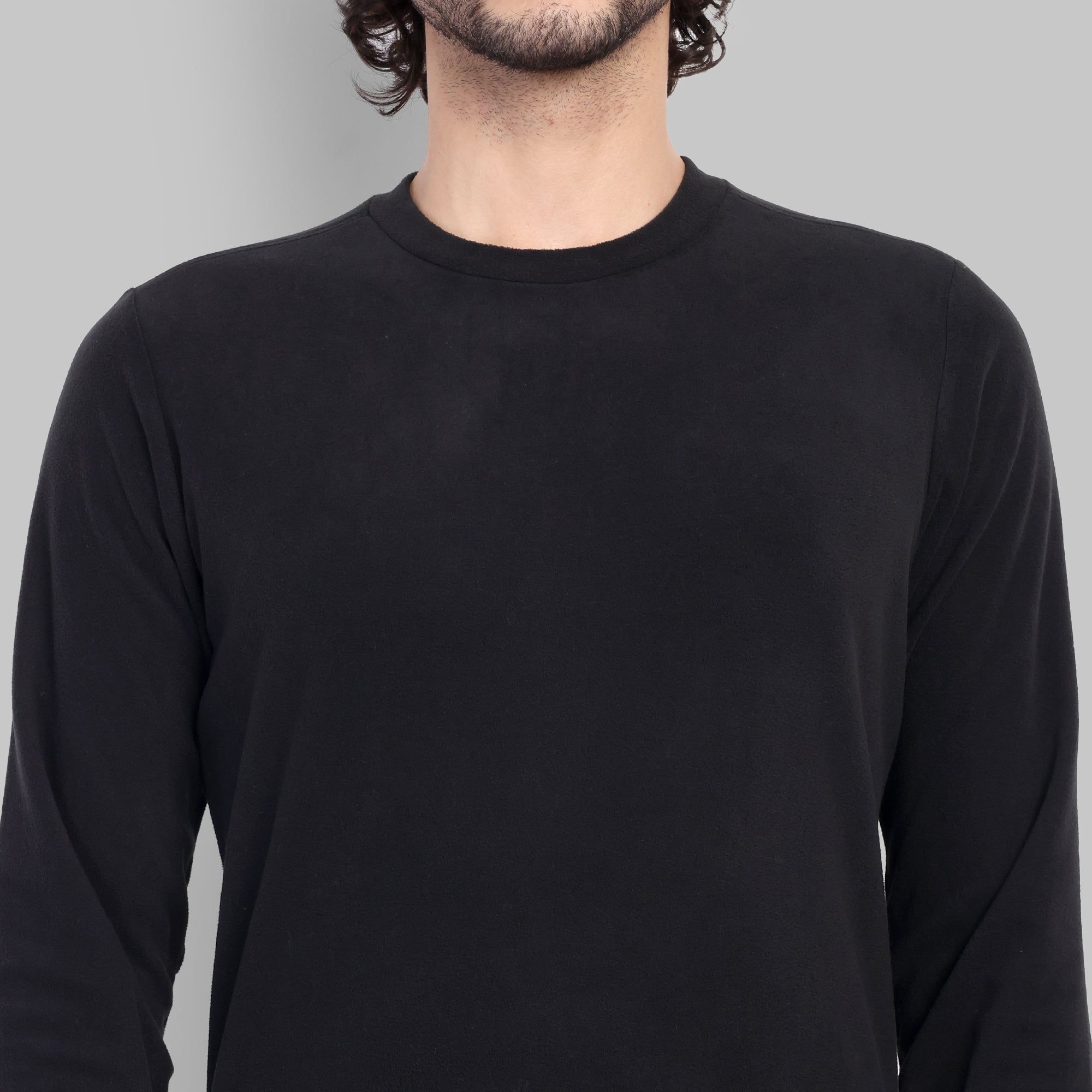 Fleece Thermal Bottom Wear – Winter Base Layer (EH500) Black-thumbmail-6