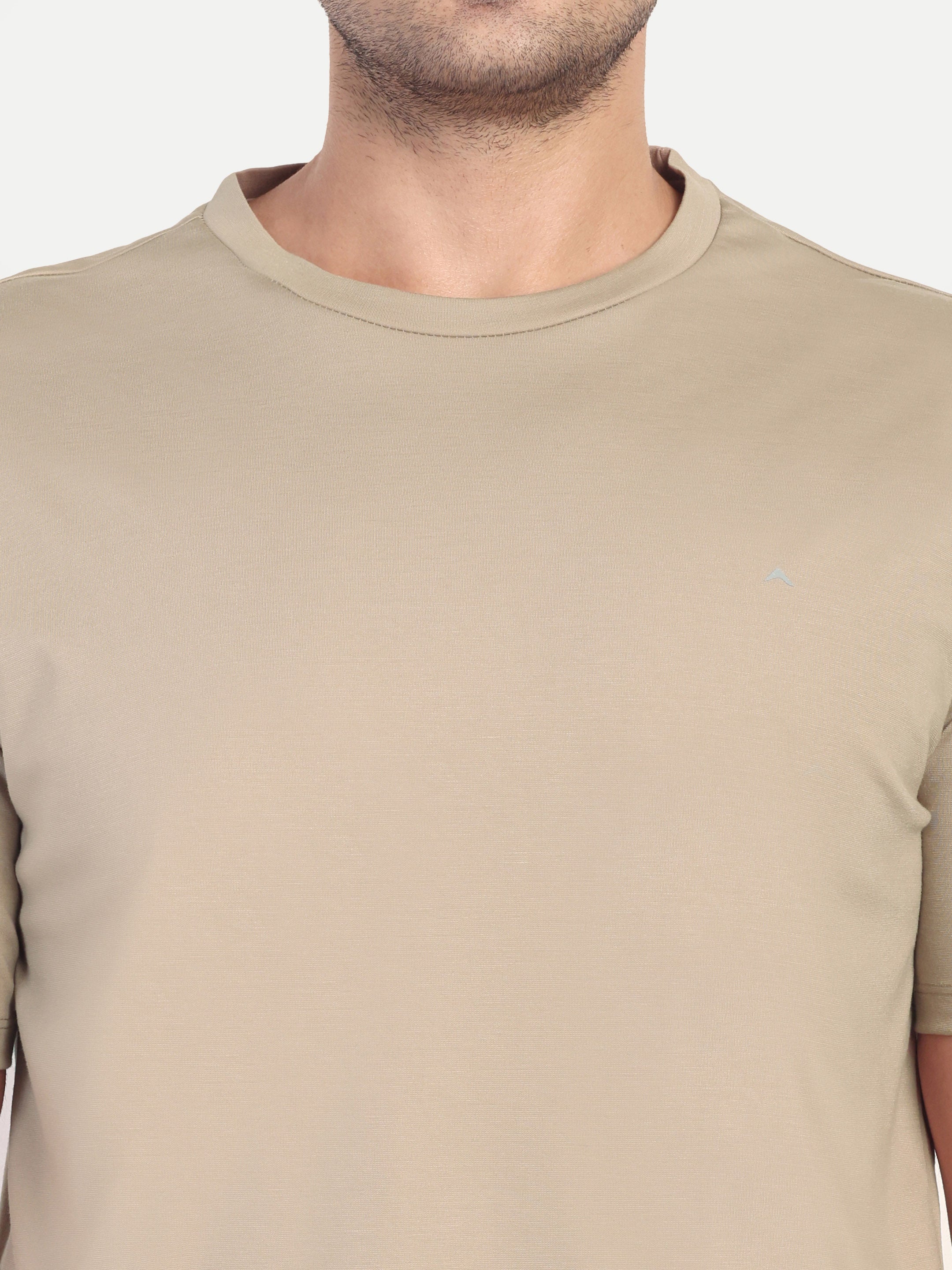 Adventra Elite Round Neck Tee AER100 (Beige)-thumbmail-6
