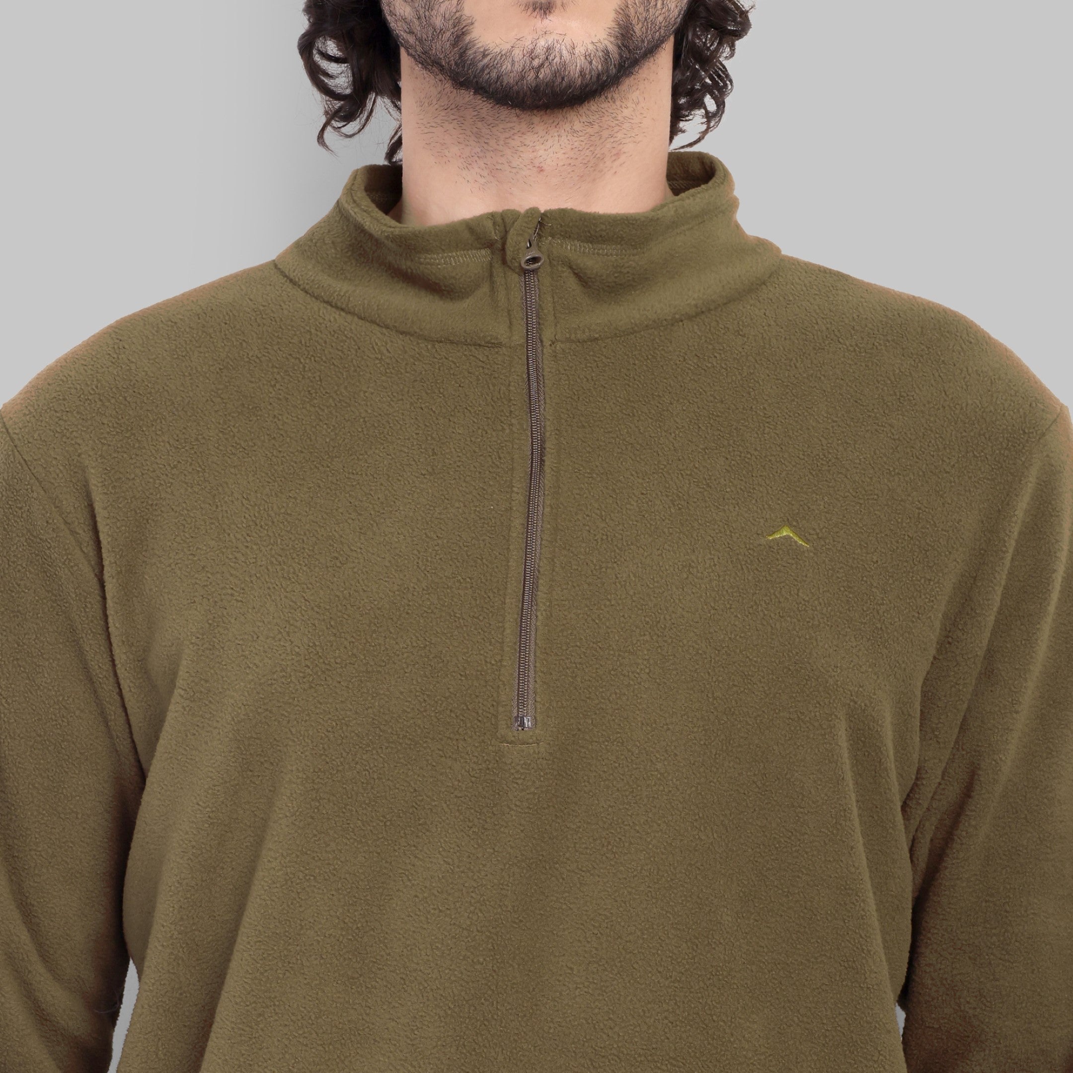 Half Zip Fleece Jacket – Lightweight (ET1000) Uniform Green-thumbmail-6