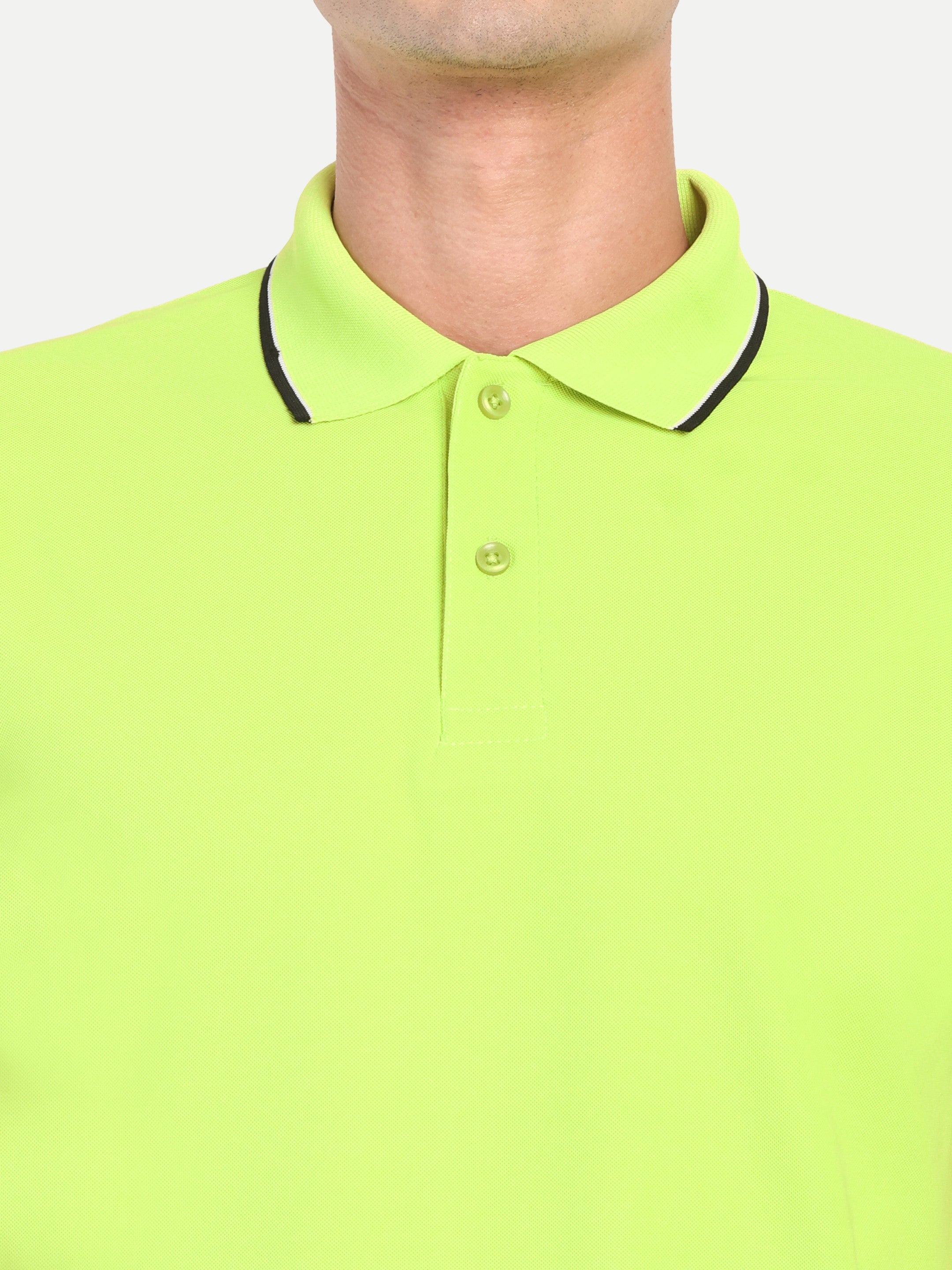 Adventra Polo Half Sleeve Tshirt ADP100 (Yellow)-thumbmail-6