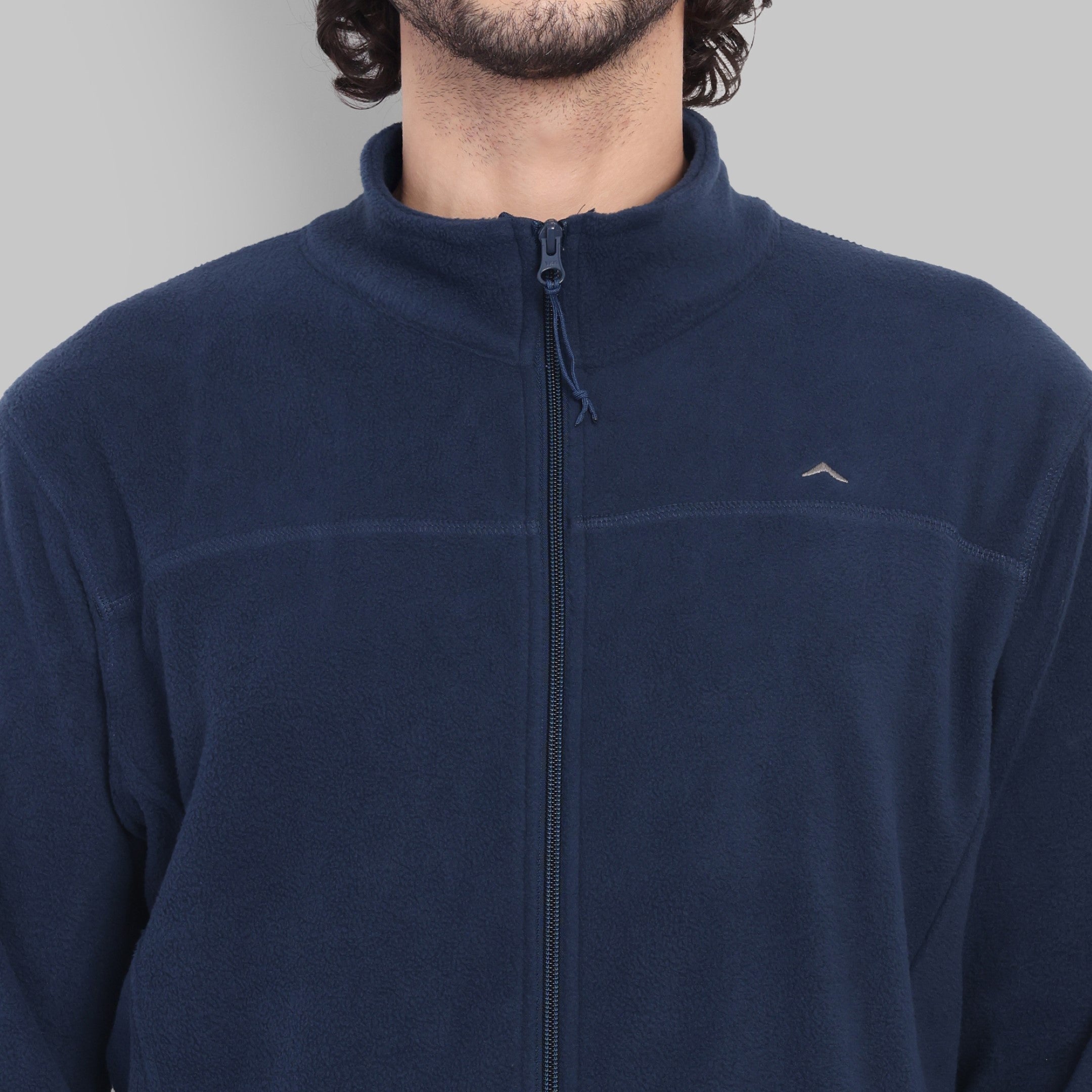 Full Zip Fleece Jacket – Lightweight (ET1000) Navy Blue-thumbmail-6