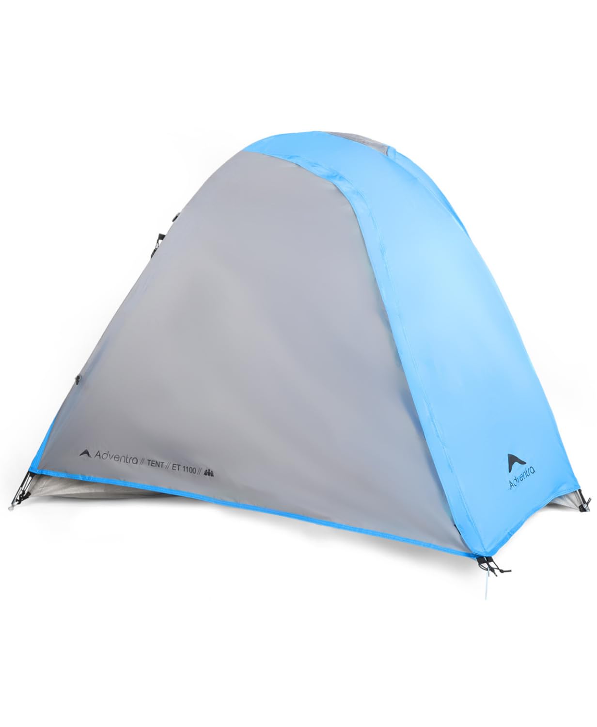 3-Person Camping Tent with UV Protection & Waterproof Flysheet (ET1100) Aqua Blue-thumbmail-5
