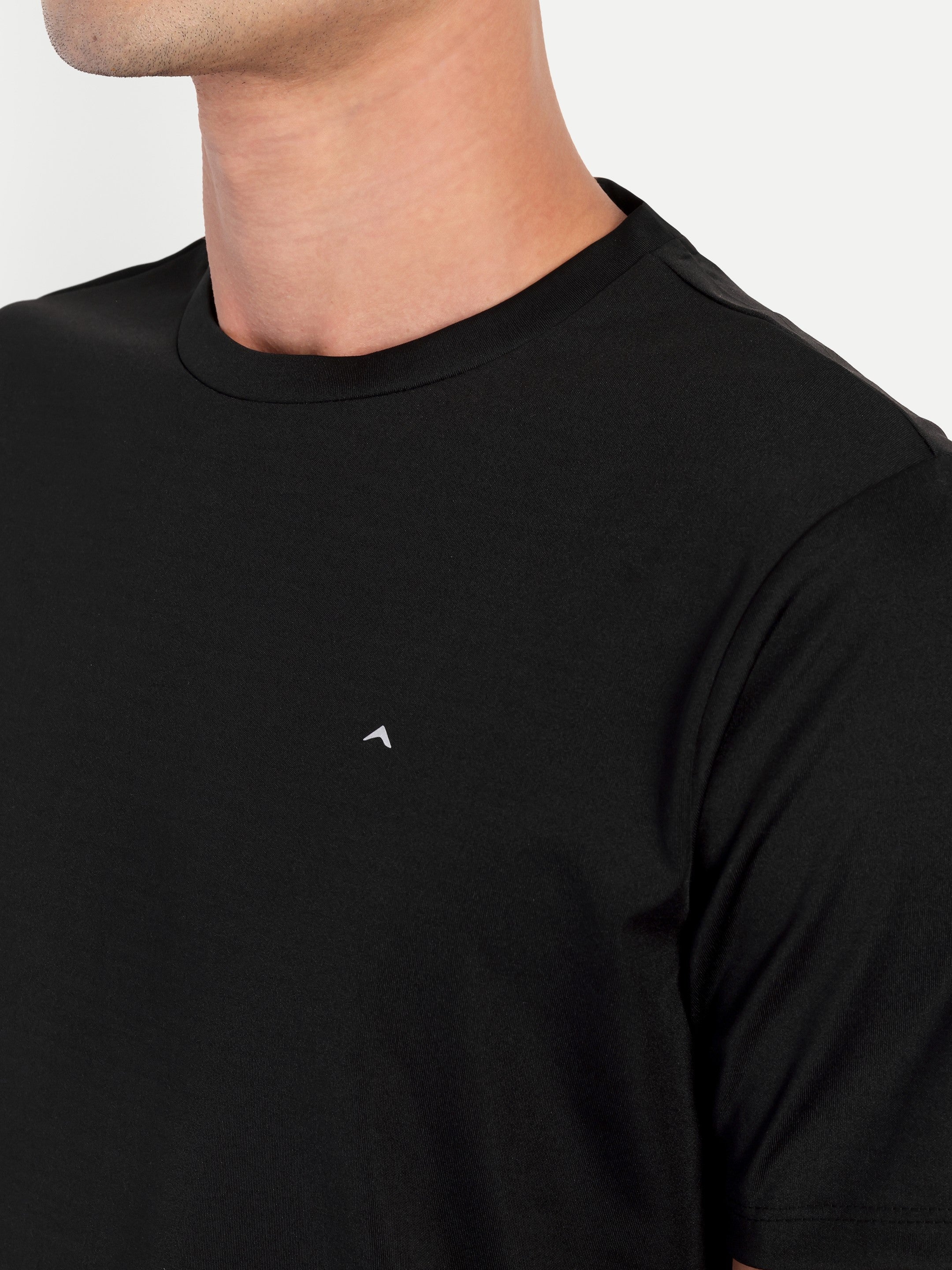 Adventra Basic Round Neck Tee ART103 (Black)-thumbmail-6