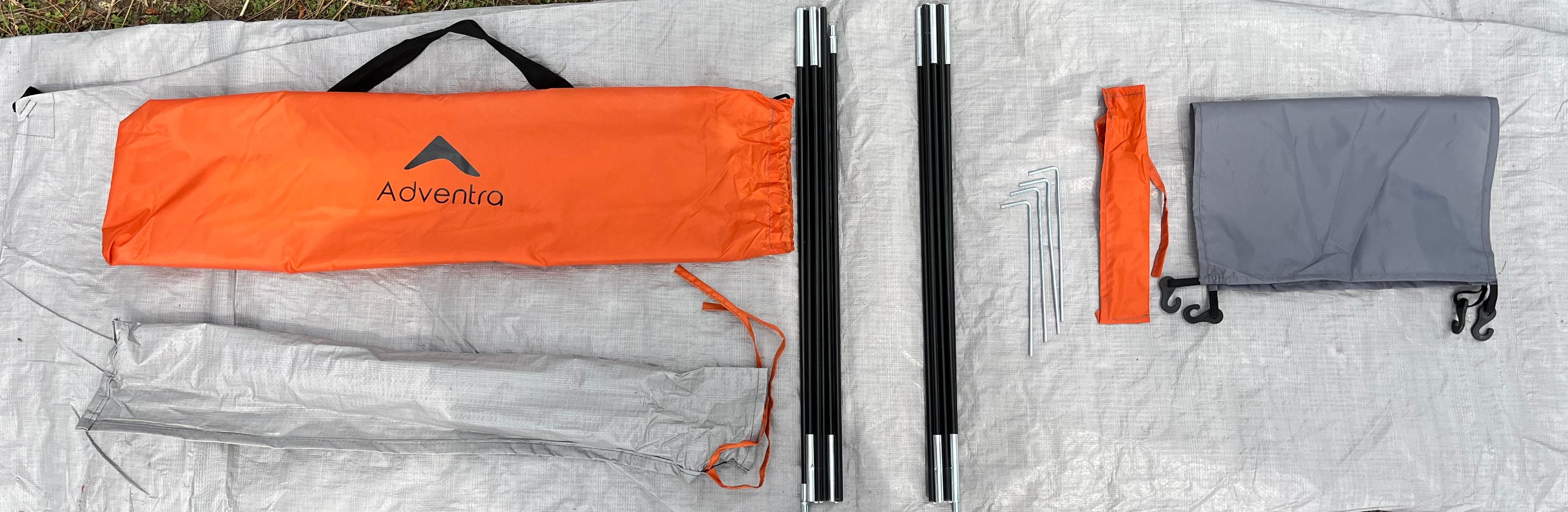 2-Person Camping Tent with UV Protection & Waterproof Flysheet (ET1102) Orange-thumbmail-2