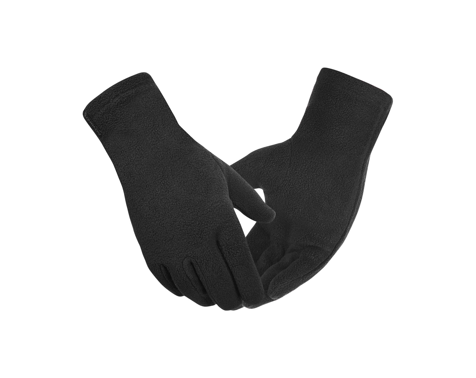 Fleece Winter Gloves – Lightweight Outdoor Gloves (EH500) Black-thumbmail-3