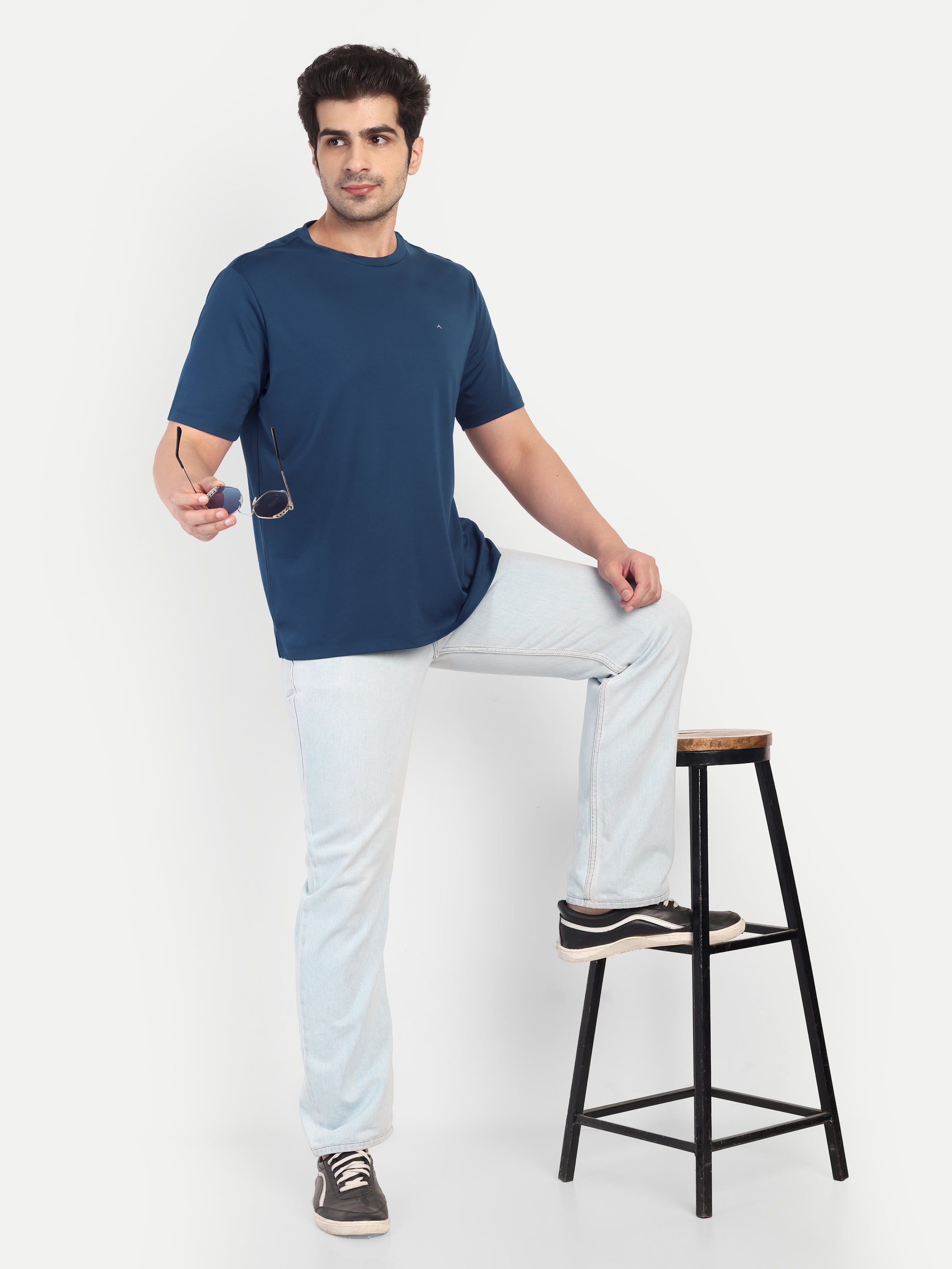 Adventra Elite Round Neck Tee AER100 (Dark Blue)-thumbmail-7
