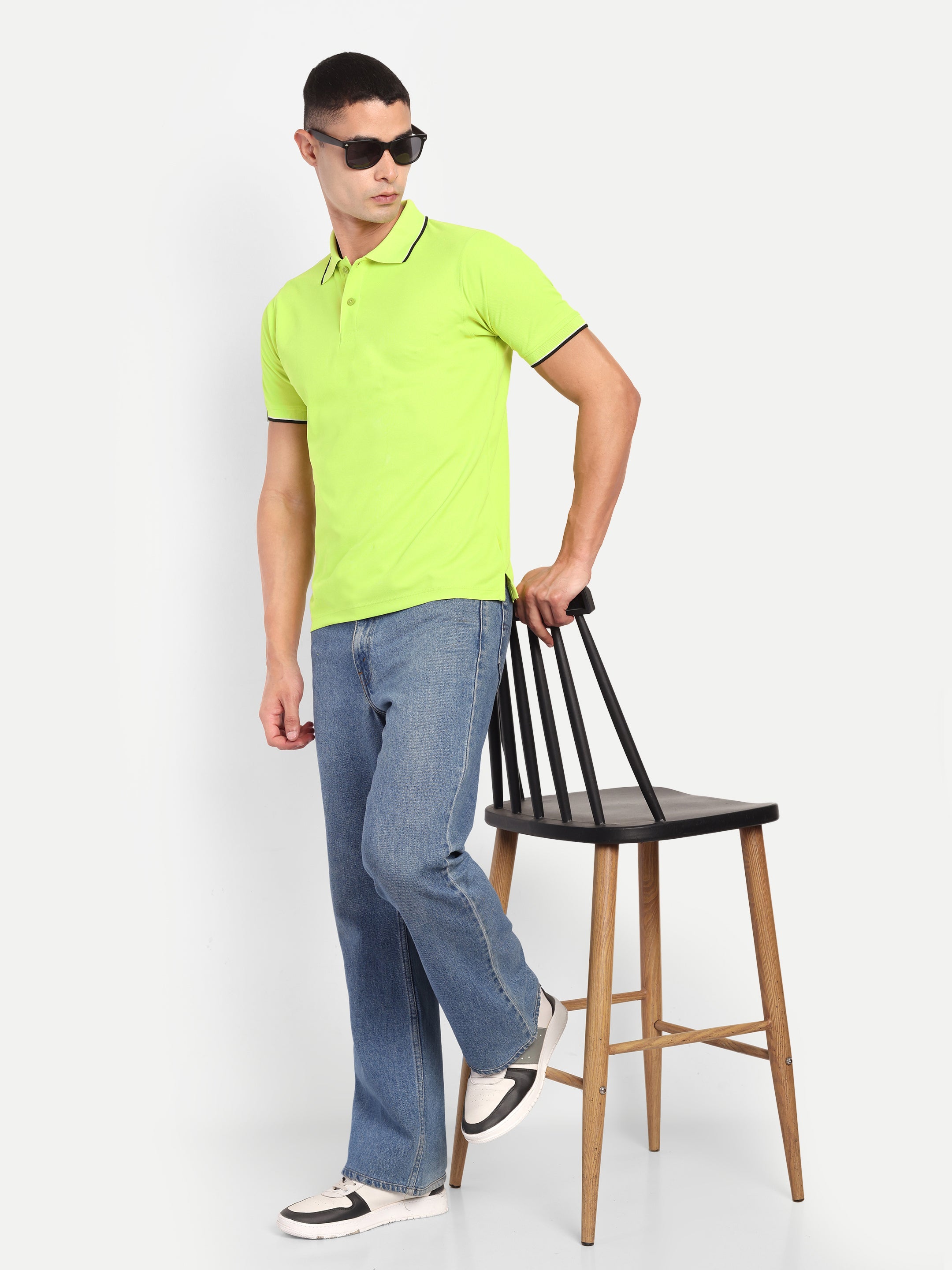 Adventra Polo Half Sleeve Tshirt ADP100 (Yellow)-thumbmail-7