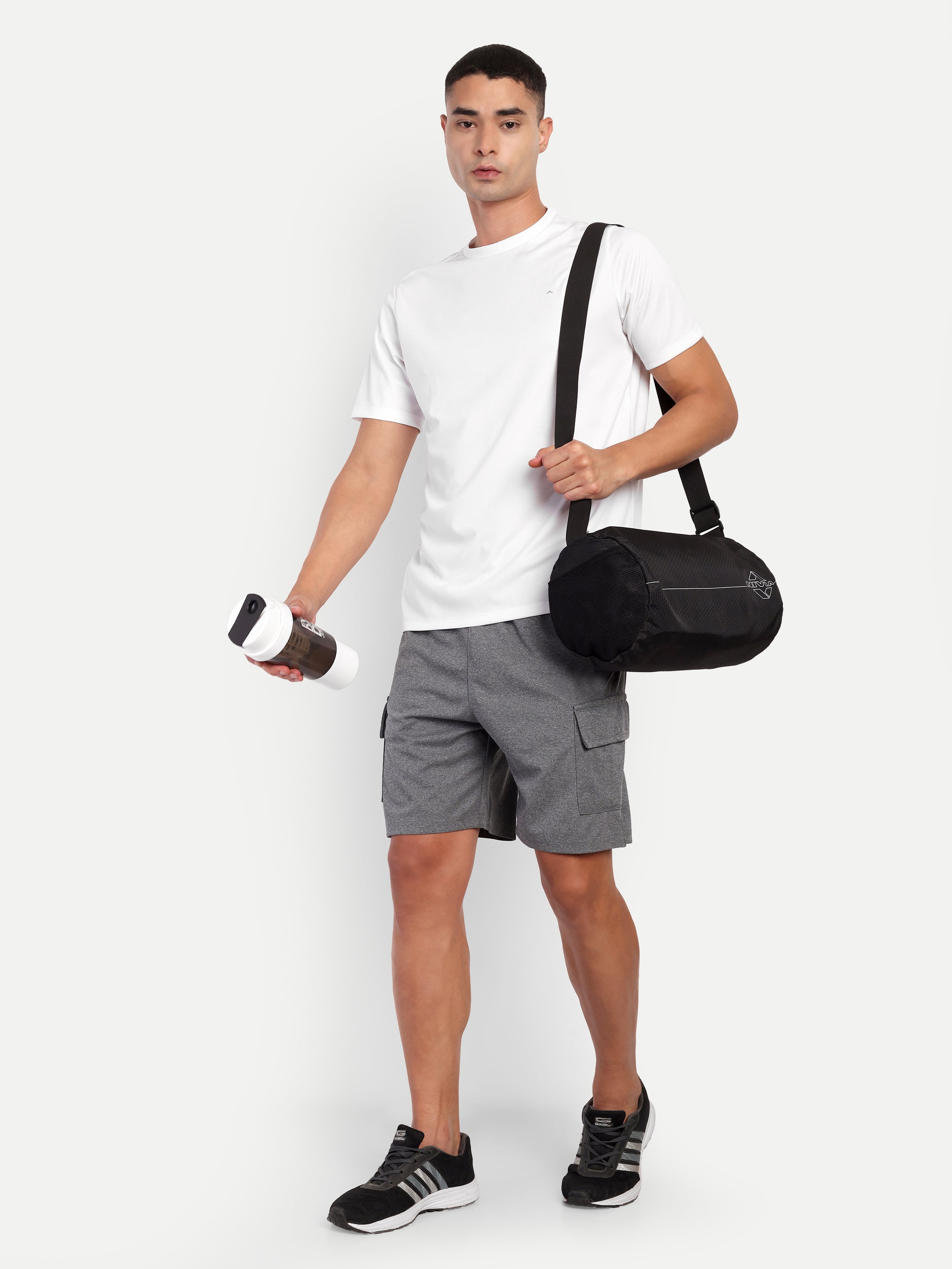 Adventra Basic Round Neck Tee ART103 (White)-thumbmail-7