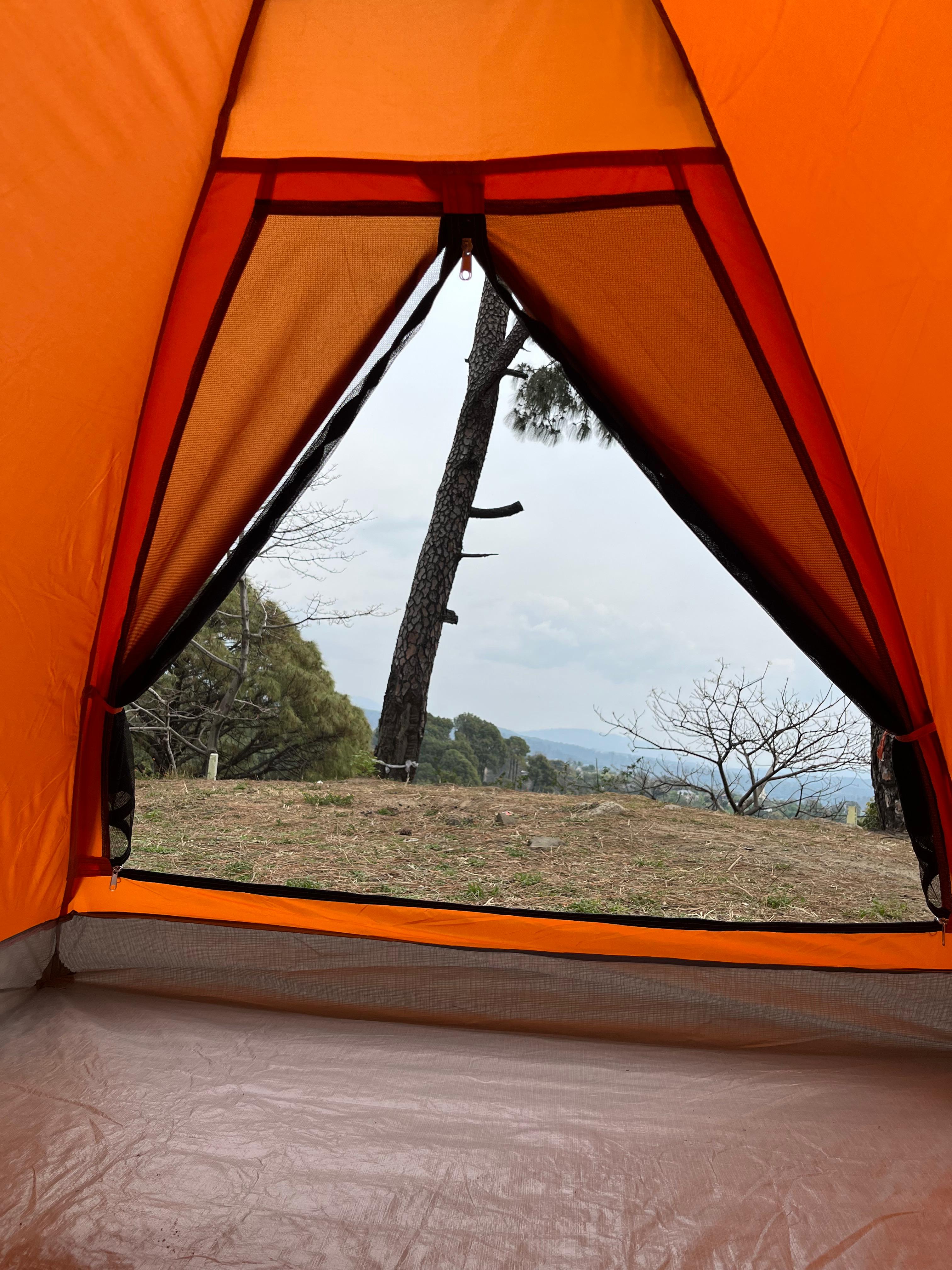 2-Person Camping Tent with UV Protection & Waterproof Flysheet (ET1102) Orange-thumbmail-3
