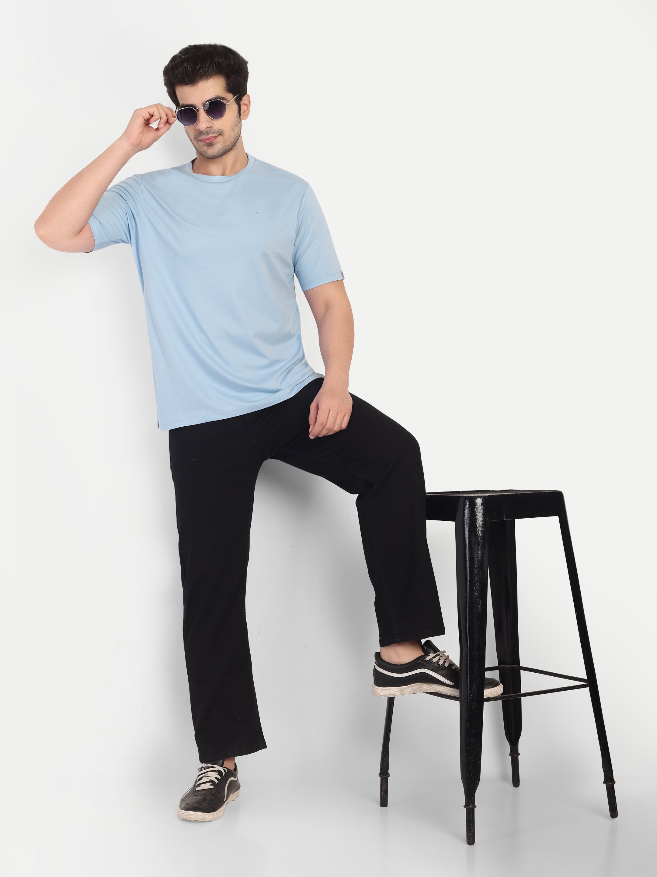 Adventra Elite Round Neck Tee AER100 (Sky Blue)-thumbmail-7
