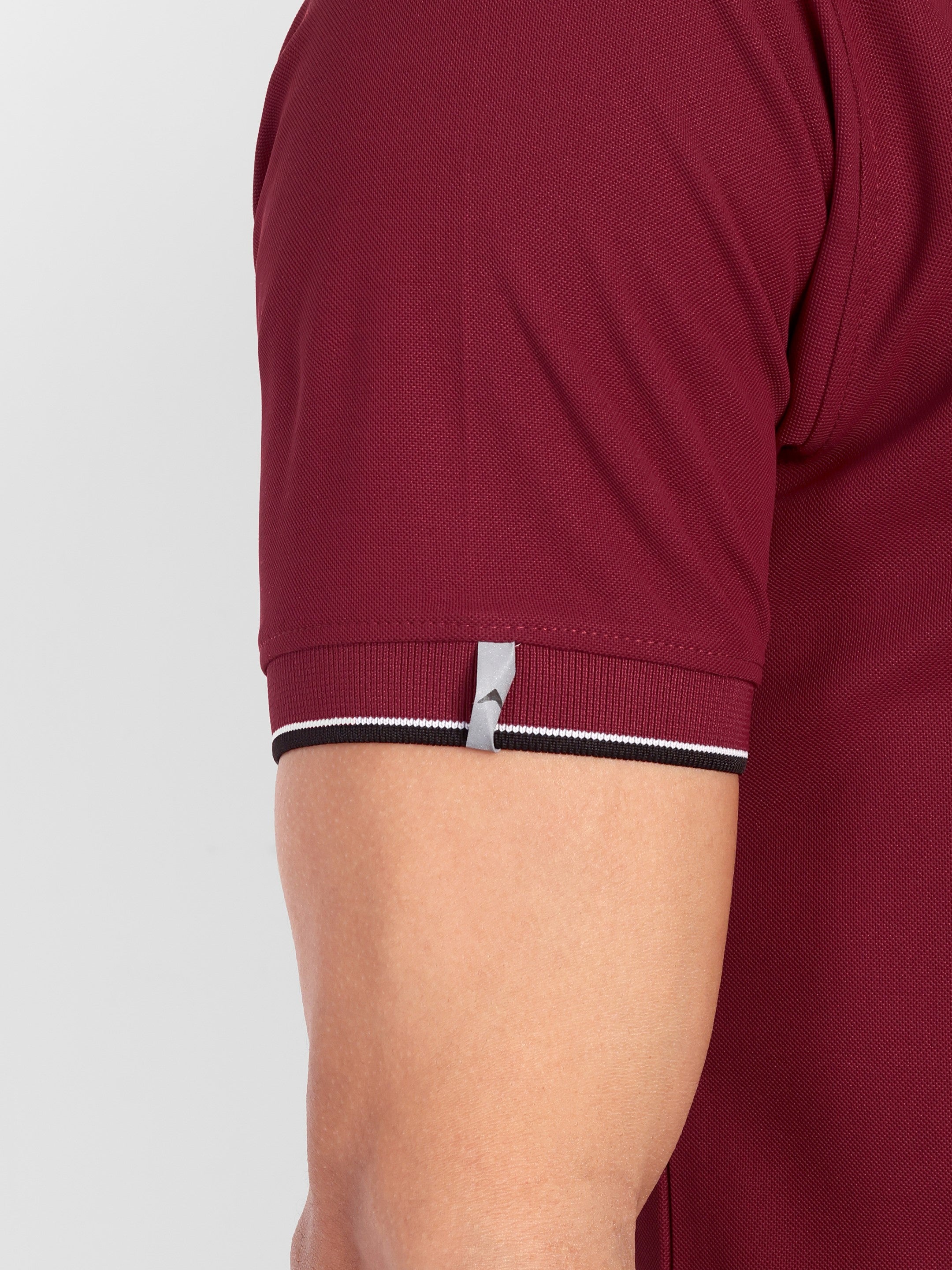 Adventra Polo Half Sleeve Tshirt ADP100 (Dark Red)-thumbmail-8