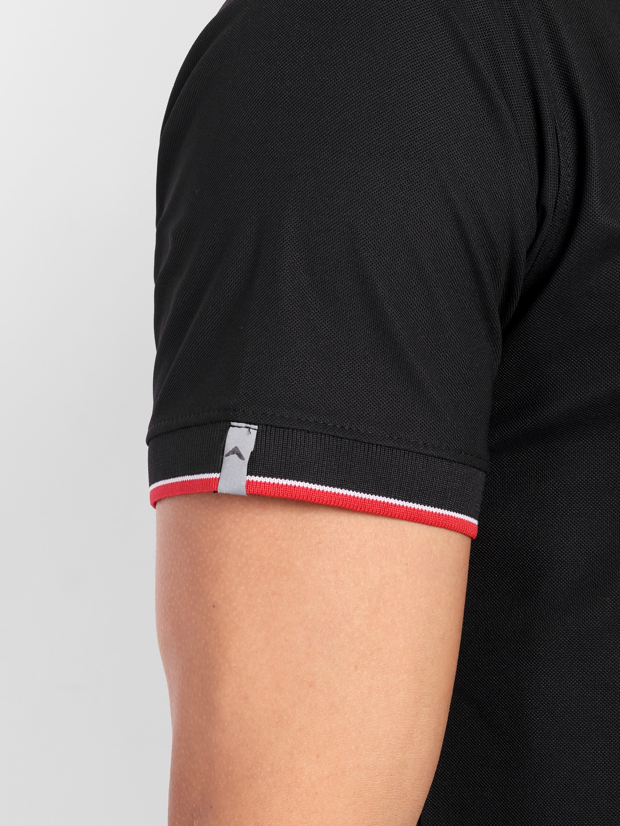 Adventra Polo Half Sleeve Tshirt ADP100 (Black)-thumbmail-7