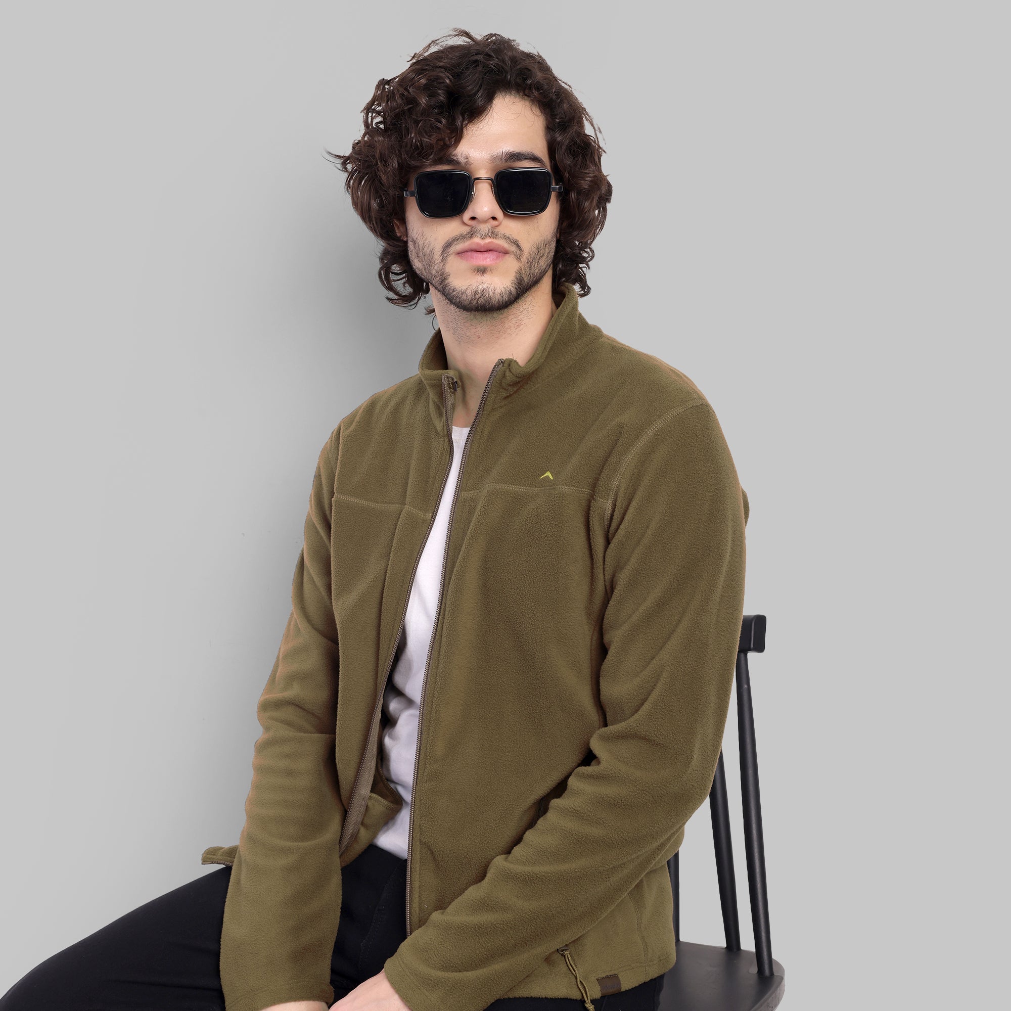 Full Zip Fleece Jacket – Lightweight (ET1000) Uniform Green-thumbmail-8