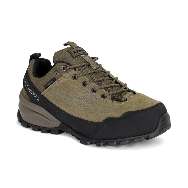 Waterproof Low Ankle Hiking Shoes , Anti Skid Sole (ET1111) – Olive