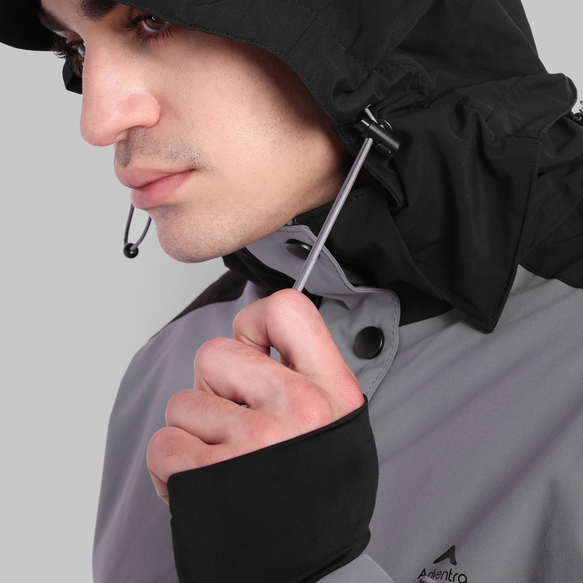 Waterproof Hoodie Jacket, Detachable Hood, 7 Pkts – Warm -20°C (WH2100) Grey-thumbmail-10