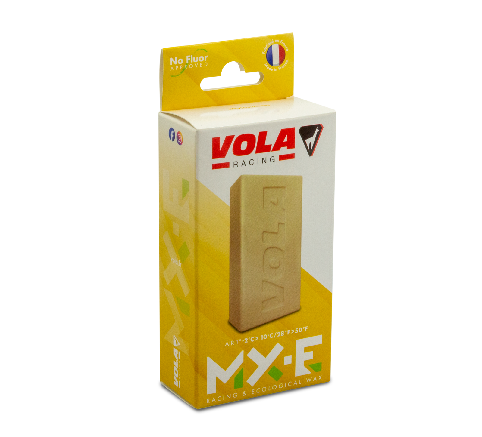 MX-E Yellow 80g / Racing & Ecological Ski Wax