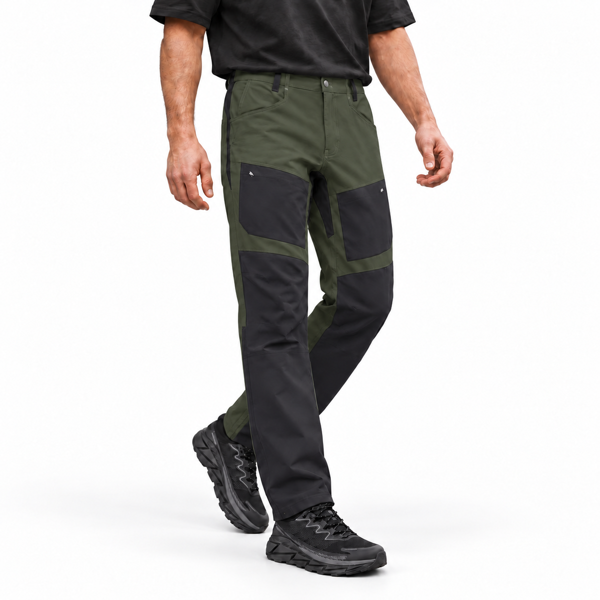 Water-Resistant Cargo Pants with 5 Pockets – EH1101 Green-thumbmail-2