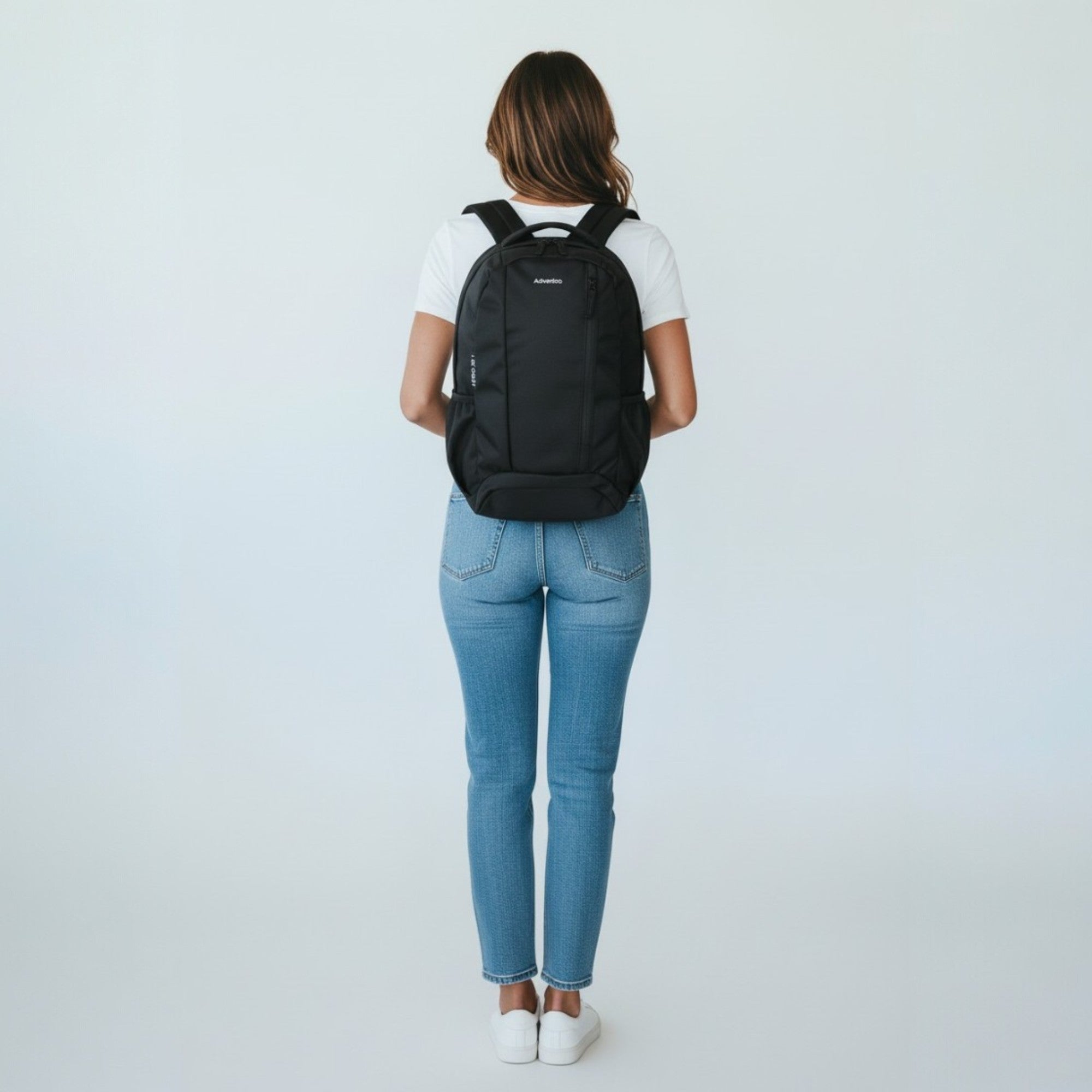 Adventra 20L Backpack – Lightweight Everyday Laptop Bag Black-thumbmail-3