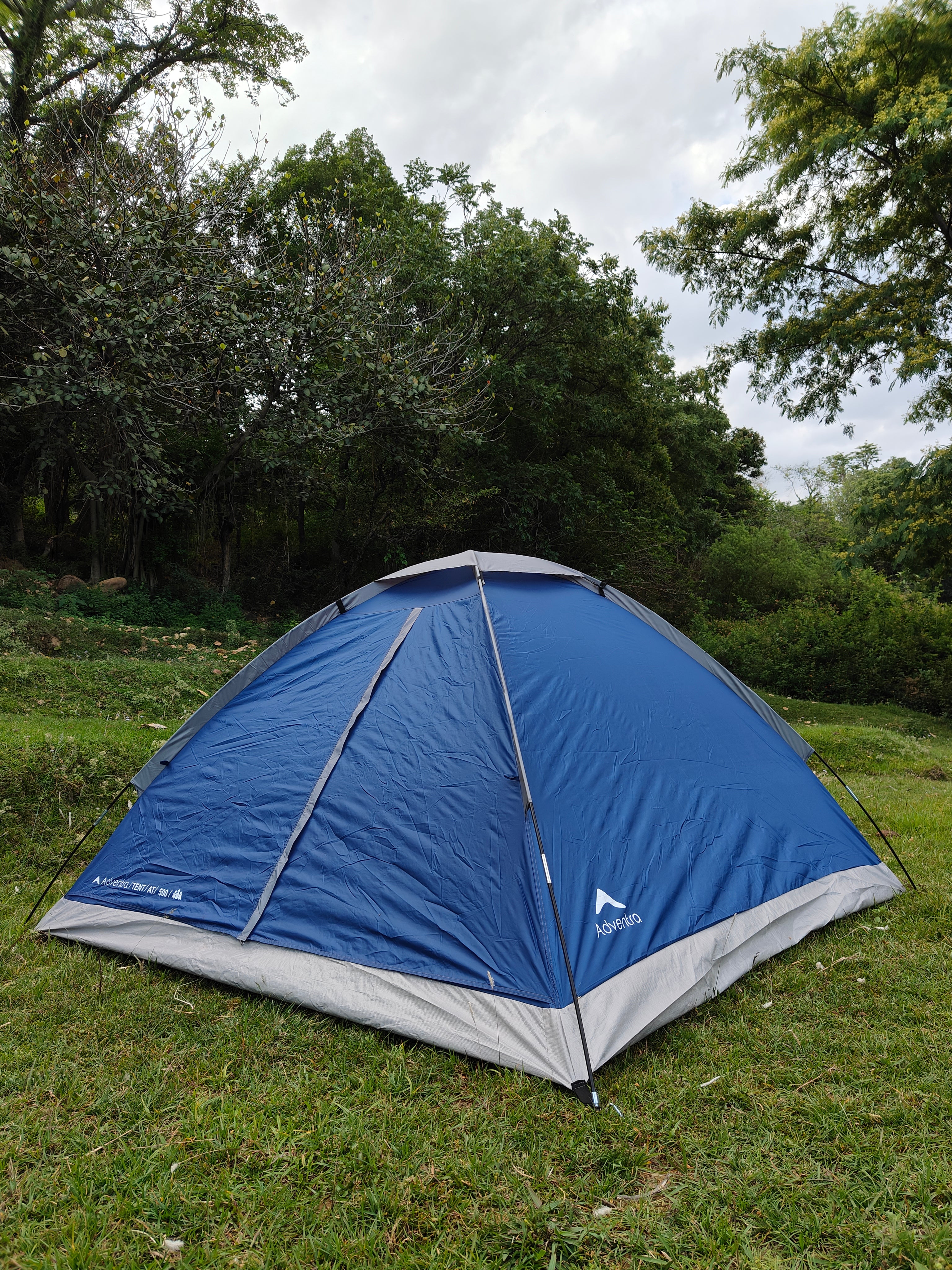 Adventra 3 Person Camping Tent | Water Resistant |UV Protection|Wind ready |Portable | ET1103 | Navy Blue-thumbmail-9