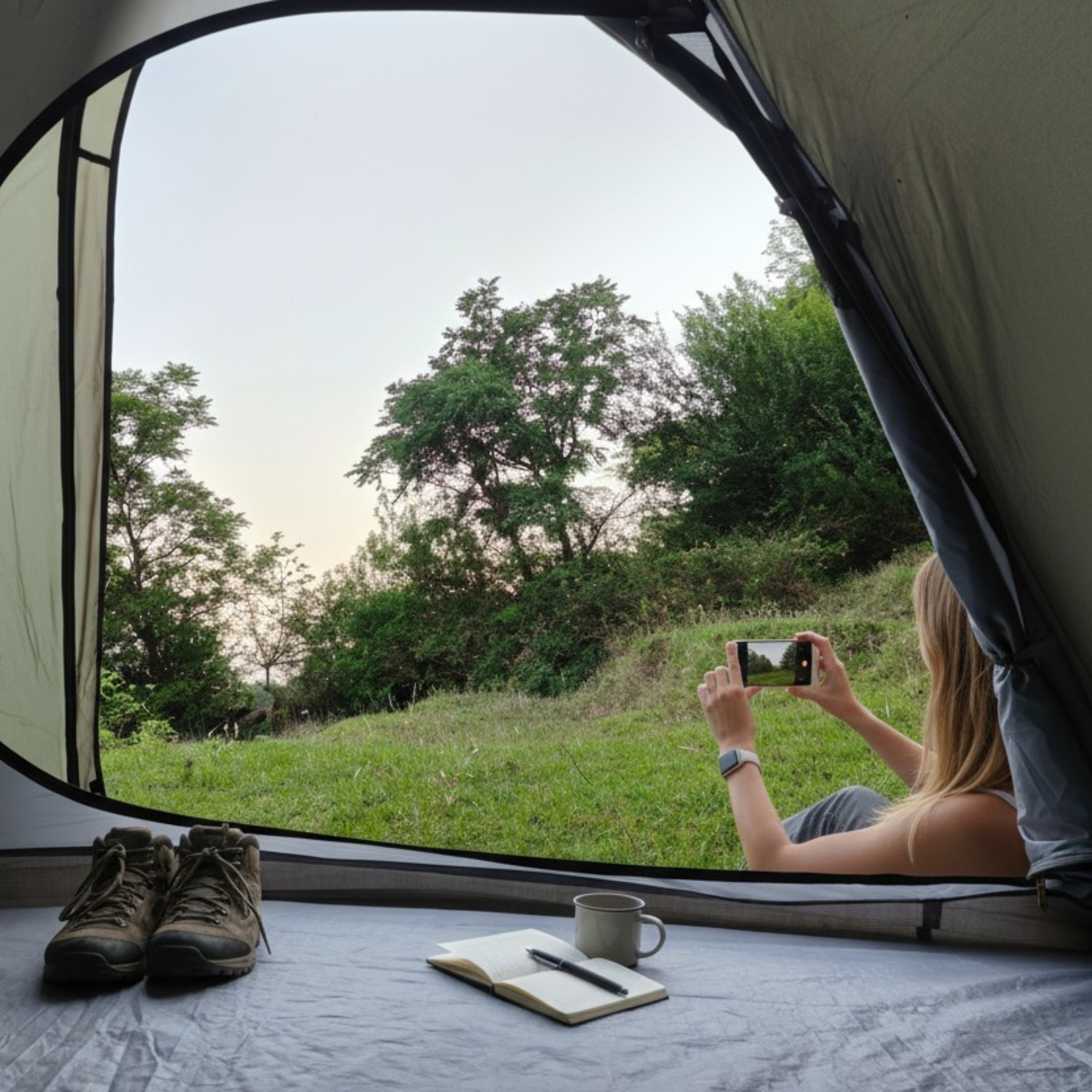 3 Person Waterproof Camping Tent with Aluminium Poles | ET1103-thumbmail-11