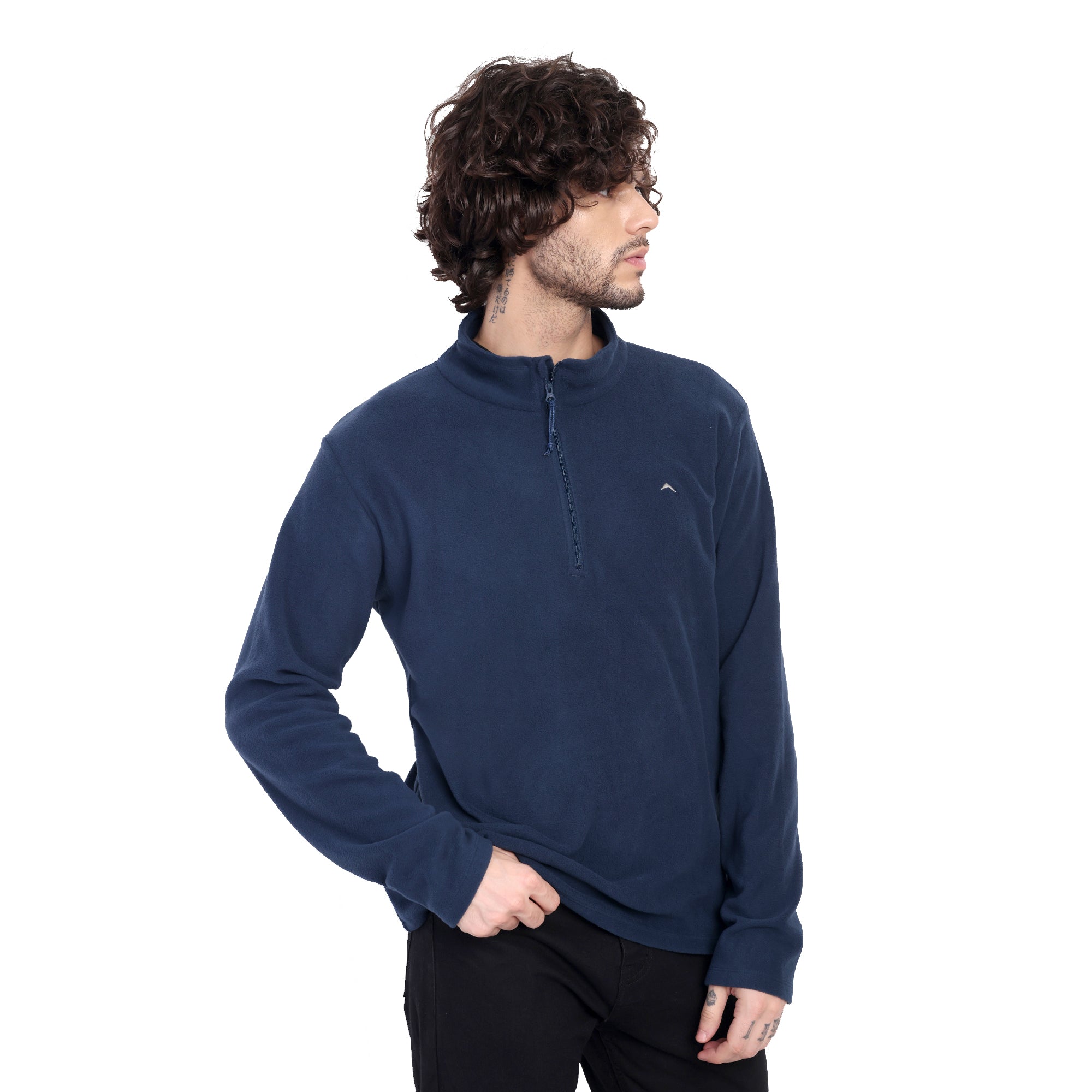 Half Zip Fleece Jacket – Lightweight (ET1000) Navy Blue