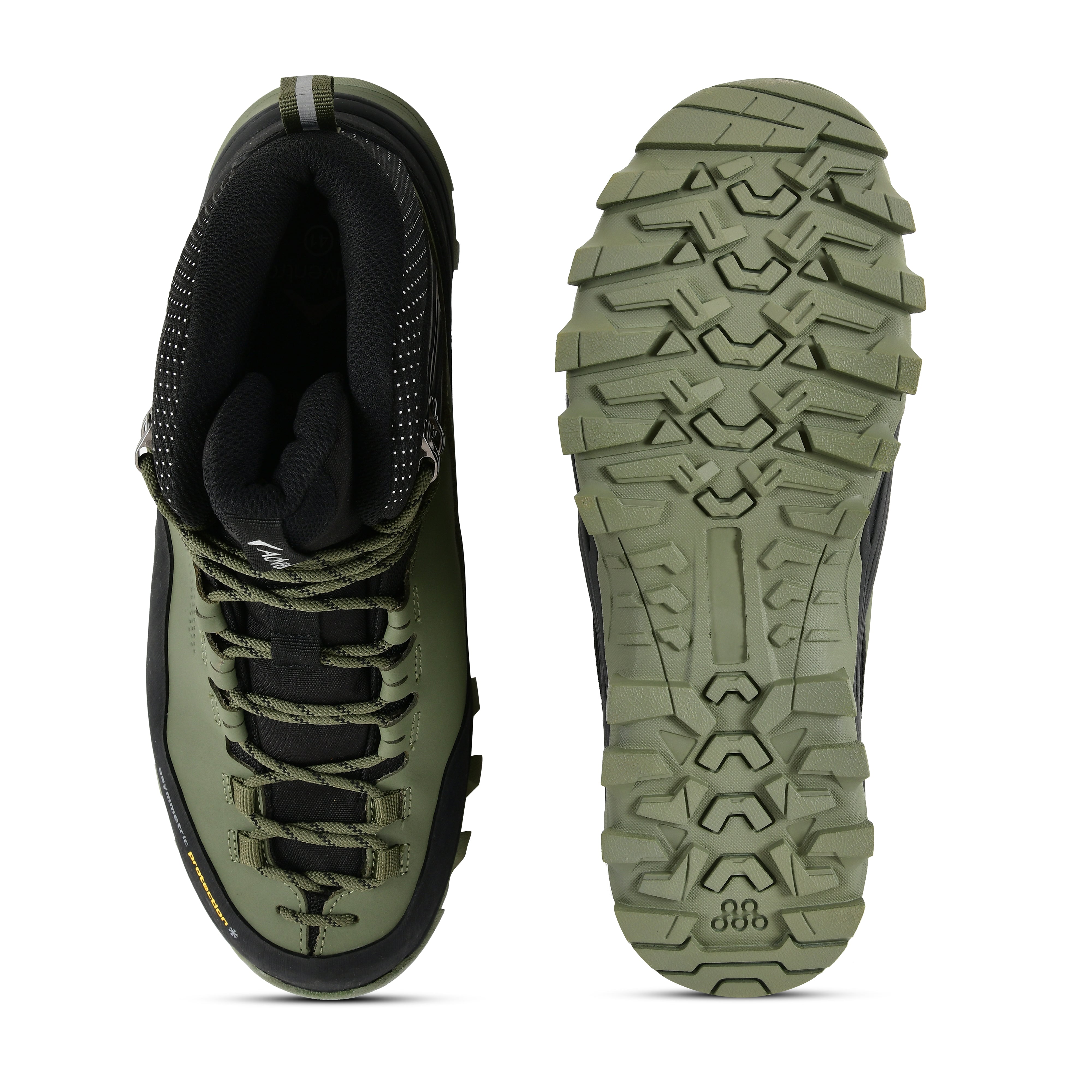 Men Waterproof Mid-Top Hiking Shoes with 3M Insulation (WH1106) Green-thumbmail-8