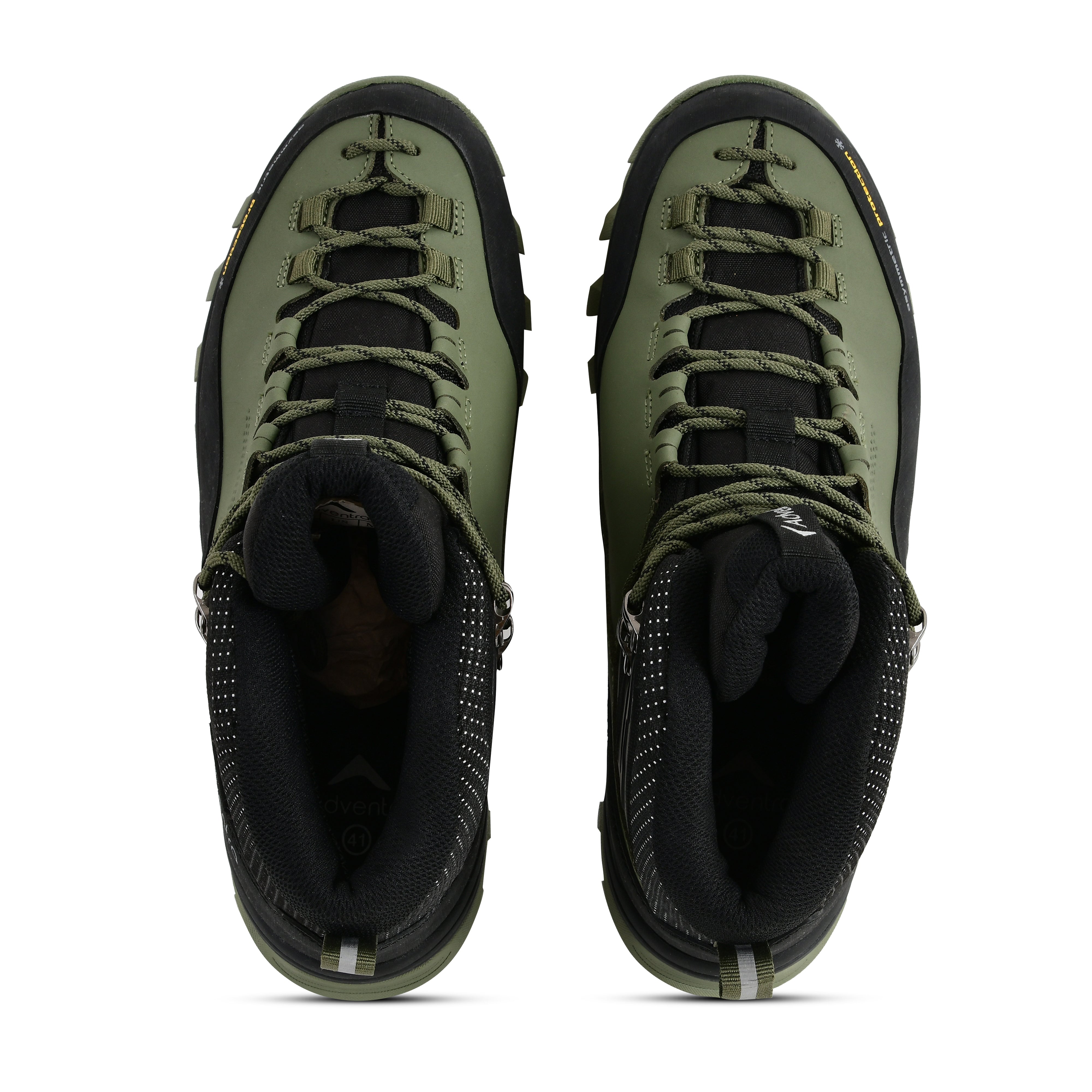 Men Waterproof Mid-Top Hiking Shoes with 3M Insulation (WH1106) Green-thumbmail-6
