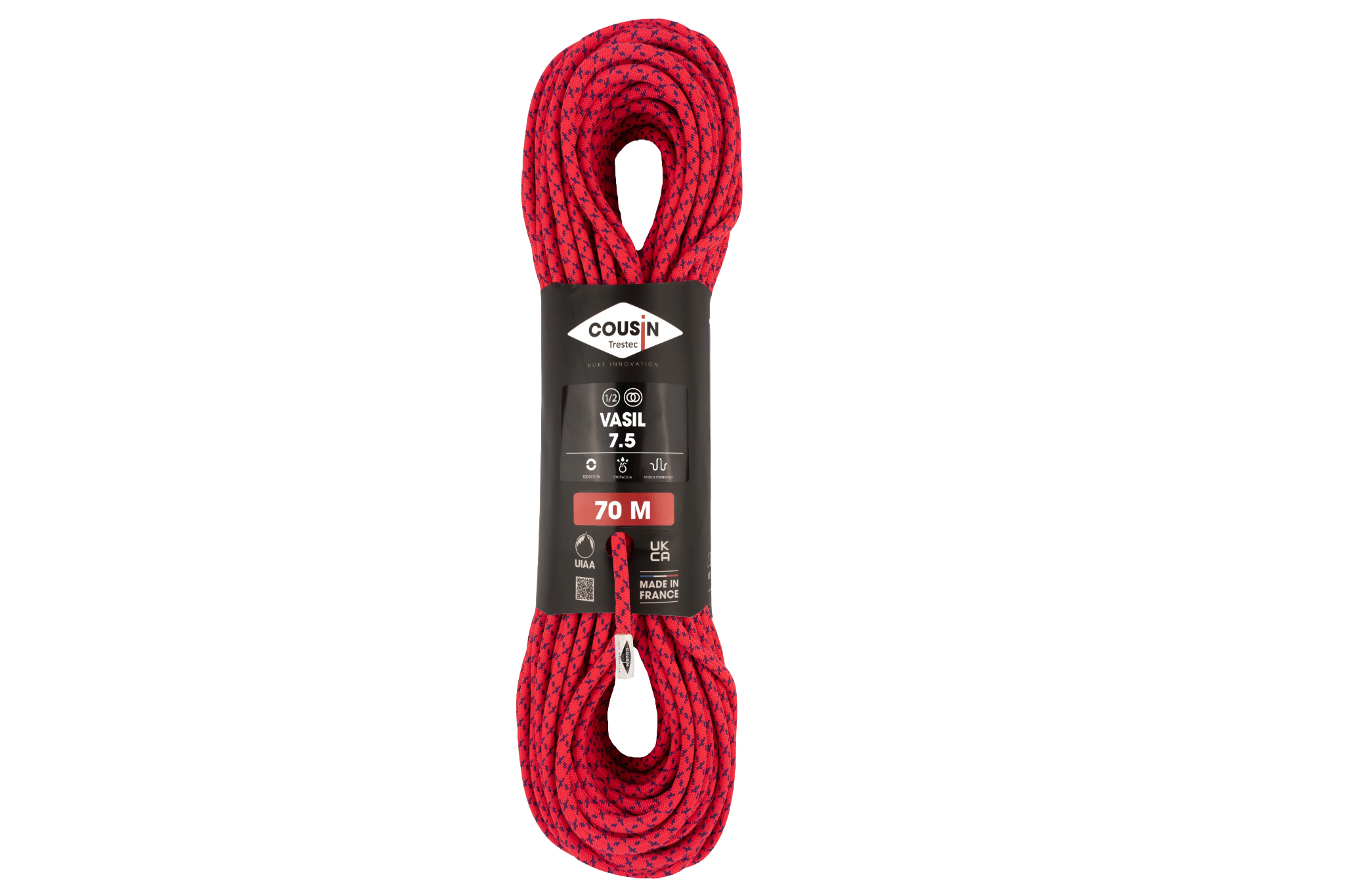 COUSIN Vasil 7.5mm Dynamic Rope 70m | Ice-climbing & Technical Mountaineering-thumbmail-1