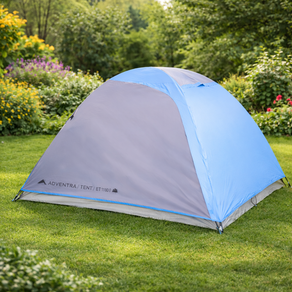 3-Person Camping Tent with UV Protection & Waterproof Flysheet (ET1100) Aqua Blue-thumbmail-12