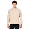 Men's Lightweight Hooded Windcheater Full Zip Jacket - Beige (WC900)