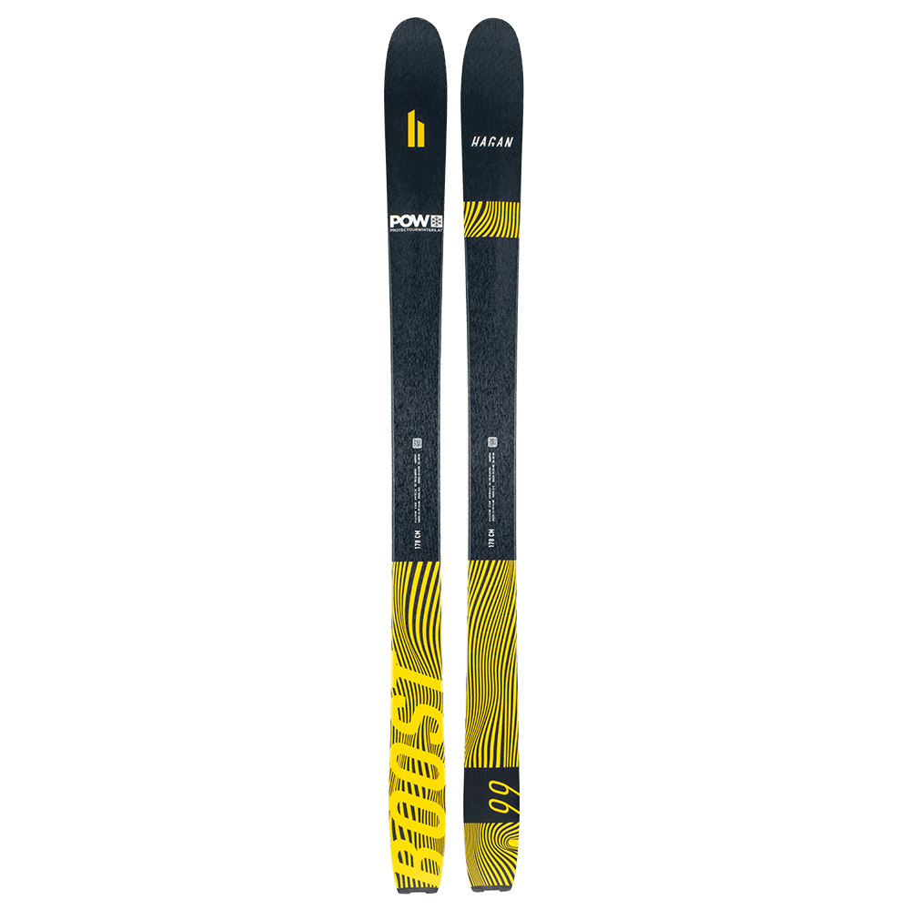 Touring Ski Set: HAGAN BOOST 99 x POW Ski + Core 12 EVO Binding-thumbmail-3