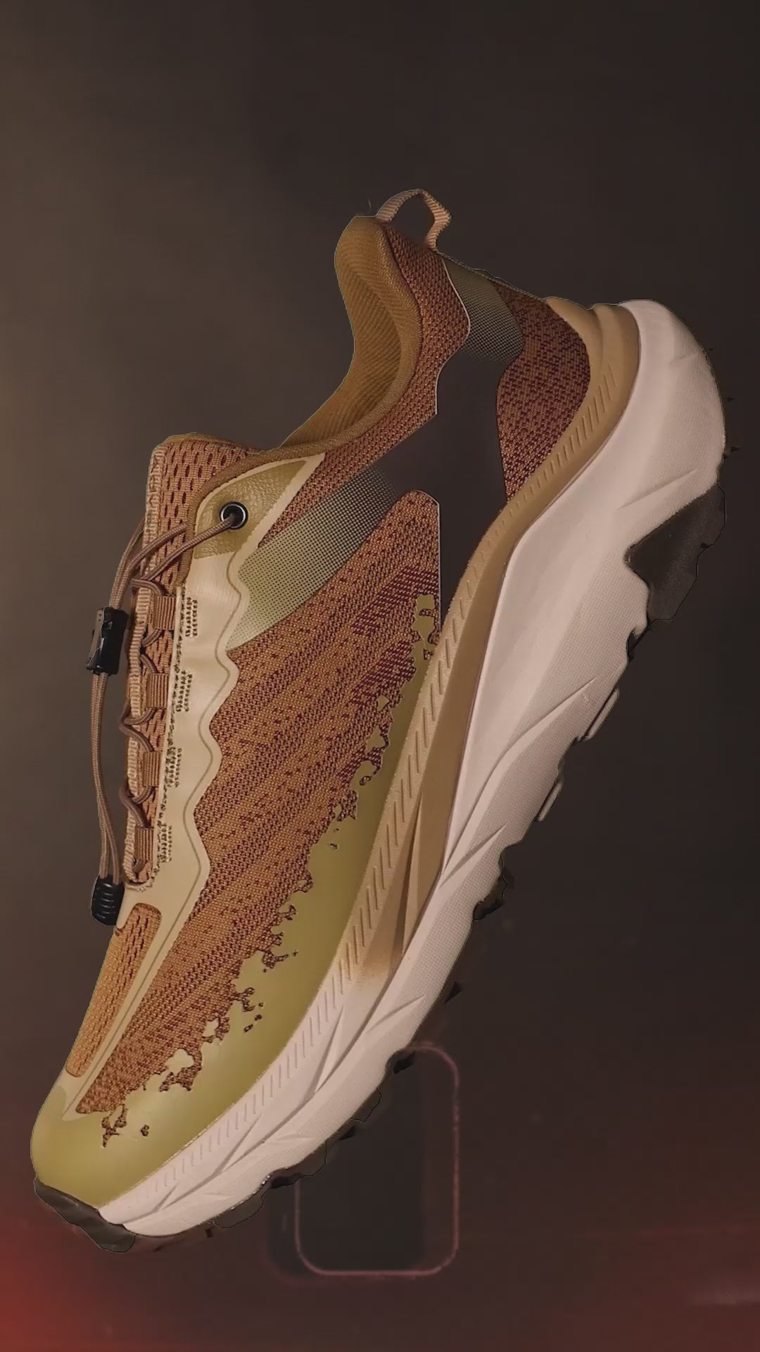 Waterproof Trail Running Ultra Grip Shoes, Quick-Lace (TR2014) – Beige-thumbmail-4